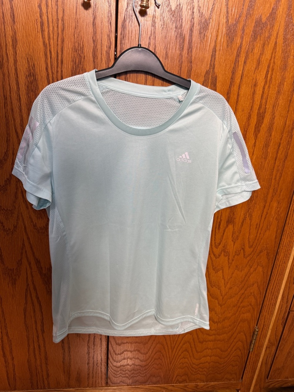 adidas Women’s Mint Green Short Sleeve Performance Tee